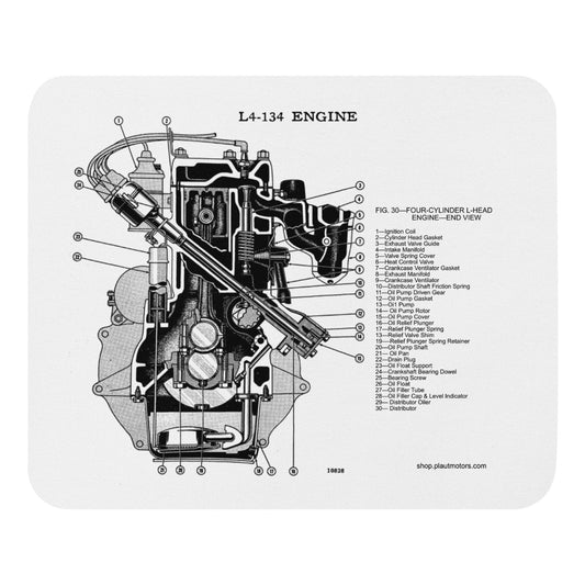 Willy's CJ-2A Jeep L4-134 Engine - Mouse pad
