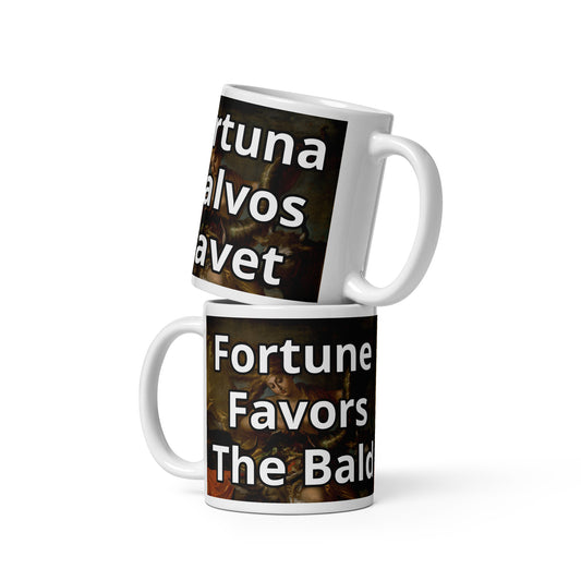 Fortune Favors The Bald with each and every sip!