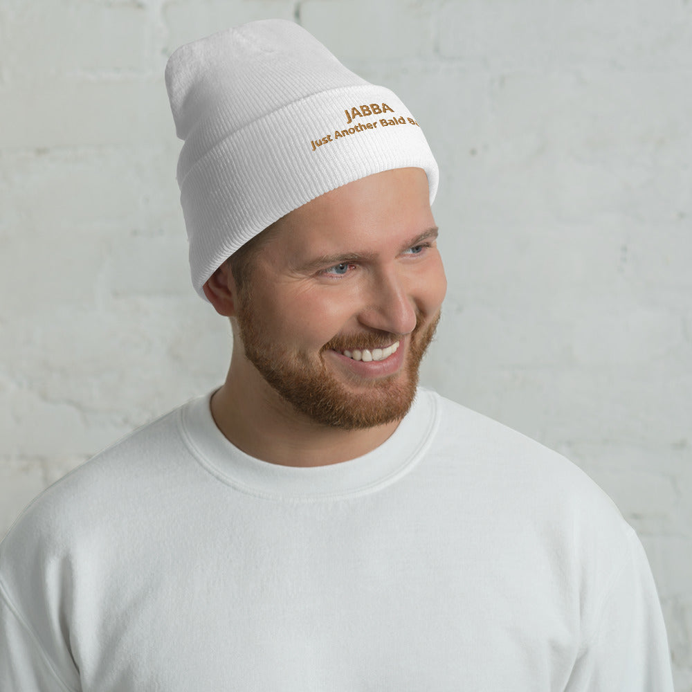 Stay warm and stylish with the JABBA Cuffed Beanie - the perfect accessory for any fashionable bald head.