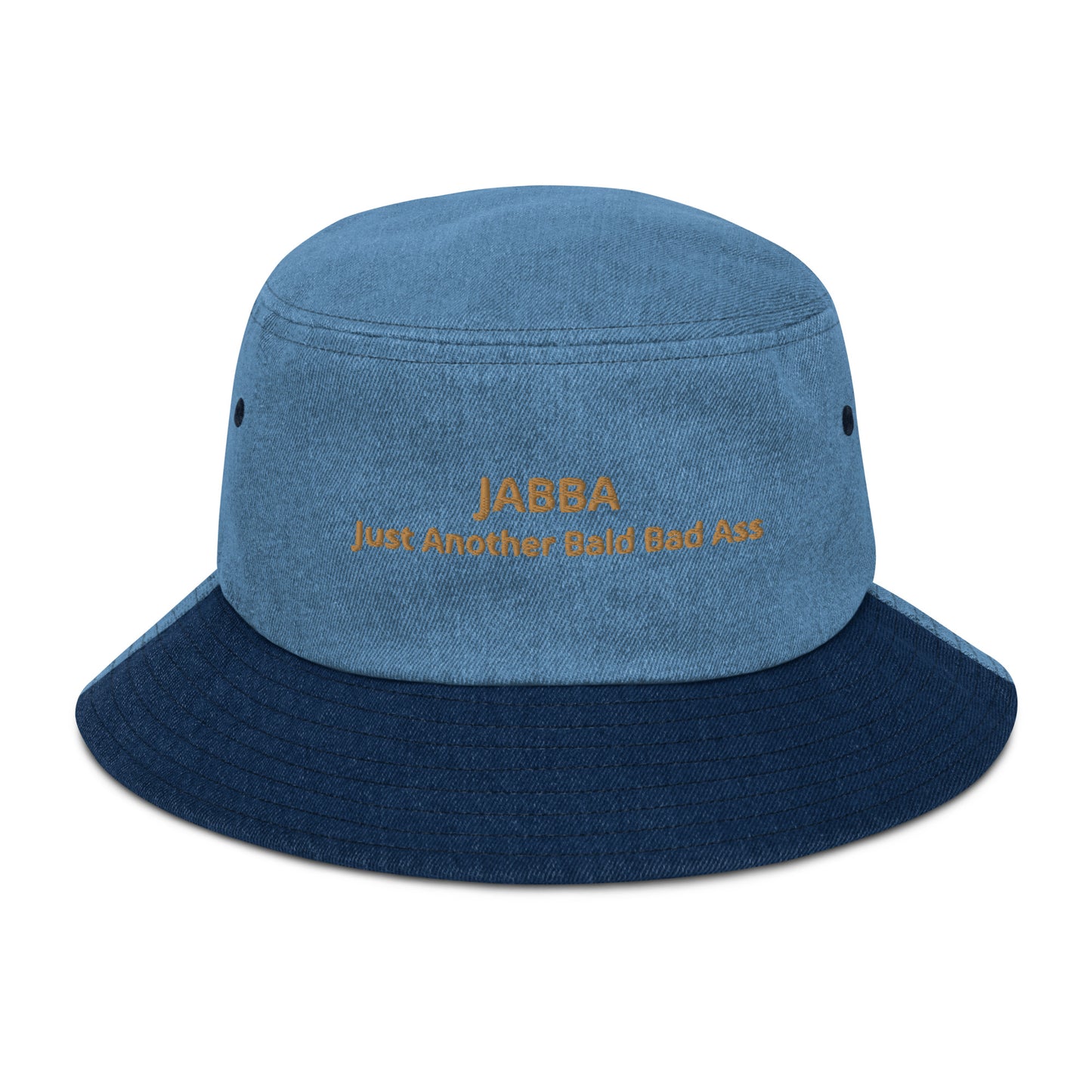 Stay stylish and comfortable on the go with the JABBA sporty denim bucket hat.
