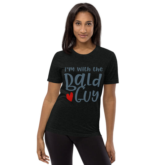 I'm With The Bald Guy | Bella + Canvas 3413 T-Shirt