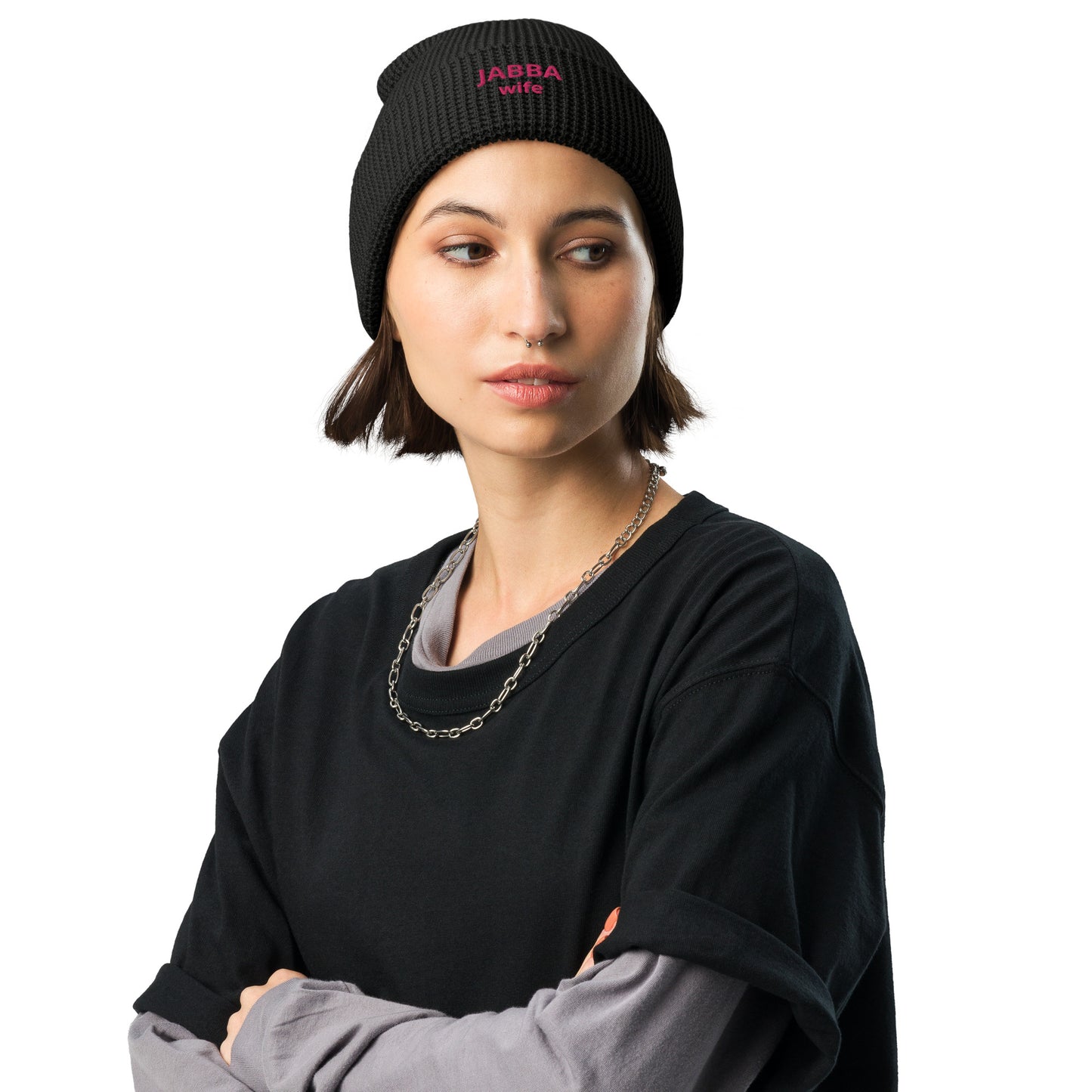 Keep warm and stylish with our JABBA Wife- waffle beanie - the perfect winter accessory for any outdoor adventure!